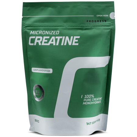Креатин моногидрат, 100% Creatine Monohydrate, Progress Nutrition, порошок, 500 г